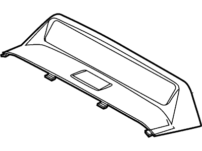 -N800475-S101 Ford Nut - M6X1.0 Hex Stamped Capped Illustration 1 of 1