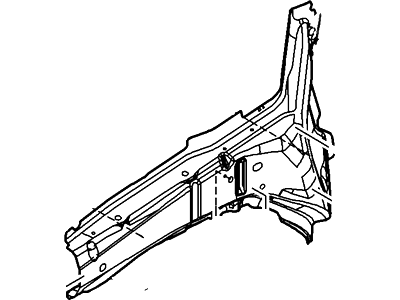 Ford CP9Z-16055-A Member - Floor Side - Upper