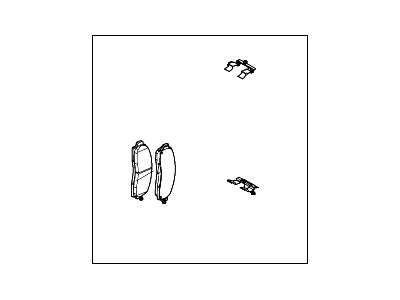 Mercury 8L2Z-2V001-A Kit - Brake Lining