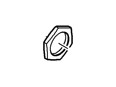 Ford 8U9Z-1A124-A Nut - Hexagon