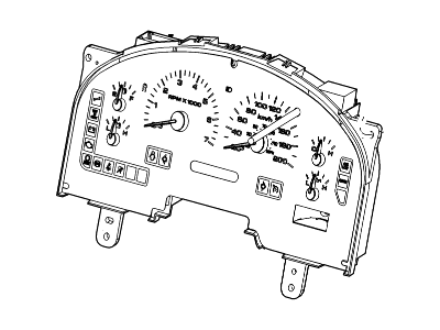 2004 Ford F-150 Instrument Cluster - 4L3Z-10849-CA