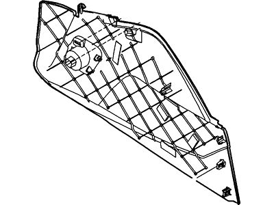 Ford CV6Z-5804608-AB Panel - Console, Passenger Side
