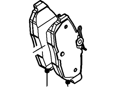 Ford Brake Pads - CU2Z-2V200-C