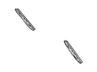 Ford F8XZ-17528-AD Blade Assembly - Wiper F8XZ-17528-AD Ford Blade Assembly - Wiper Illustration 1 of 1