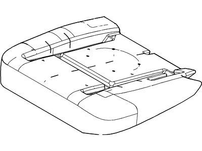 Mercury 6W7Z-54632A22-B Cover And Pad - Front Seat Back