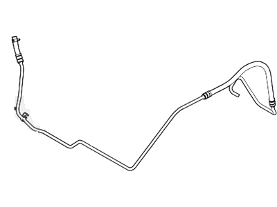 2009 Ford Focus Power Steering Hose - AS4Z-3A713-B