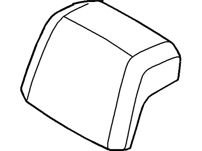 Ford BB5Z-78501A05-FA Cover Assembly - Rear Seat Headrest, Center