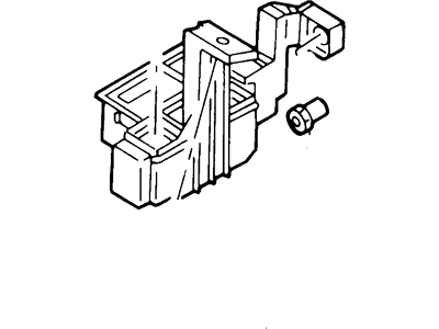 F7CZ-14A301-AA Ford Bracket - Relay Mounting Illustration 1 of 1
