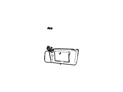Lincoln 6L3Z-1804105-AA Visor Assy - Sun