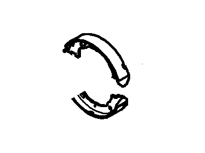 Mercury 5W1Z-2N712-A Kit - Brake Shoe And Lining