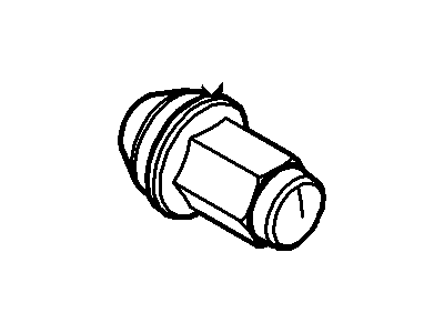 Ford 7L1Z-1012-A Nut - Wheel