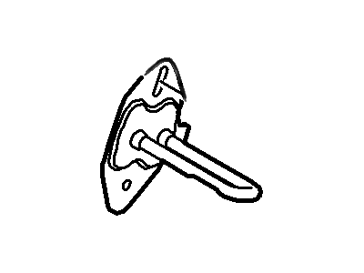 BE8Z-5462453-B Ford Striker Assembly - Latch, Driver Side Illustration 1 of 1