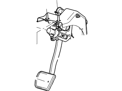 Mercury Brake Pedal - 9W7Z-2455-D