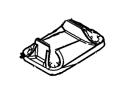 F81Z-5796-AB Ford Plate, Rear Illustration 1 of 1