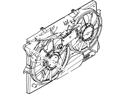 Ford DA8Z-8C607-A Motor And Fan Assy - Engine Cooling