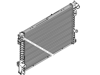 Ford DA8Z-8005-B Radiator Assy