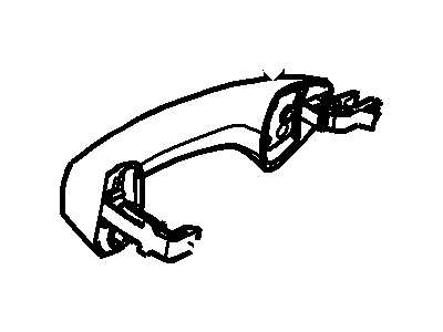Ford BE8Z-5422404-BA Handle Assembly - Door - Outer
