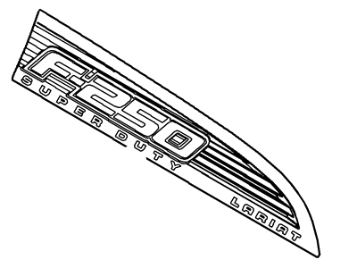 Ford BC3Z-16720-CA Name Plate