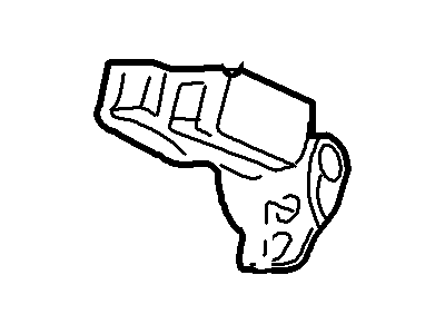YS4Z-5460044-AA Ford Belt And Buckle Assembly, Passenger Side Illustration 1 of 1