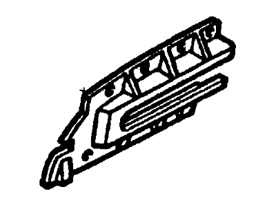 Ford E94Y17C973A Bumper Cover Guide Bracket, Driver Side