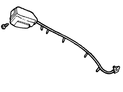 XF2Z-16611D10-AA Ford Air Bag, Passenger Side Illustration 1 of 1