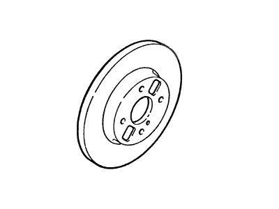 Mercury Brake Disc - YS4Z-1V125-D