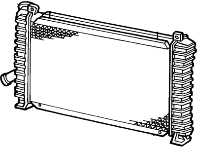 Mercury Lynx Radiator - E73Z8005A