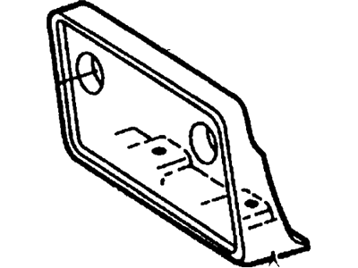 Mercury License Plate - E9WY17A385A