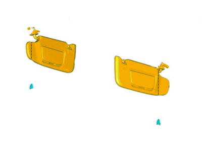 Ford FS7Z-5404104-FC Visor Assy - Sun
