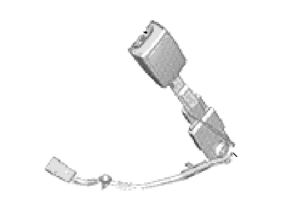 Ford CJ5Z-7861202-AA Buckle Assy - Seat Belt