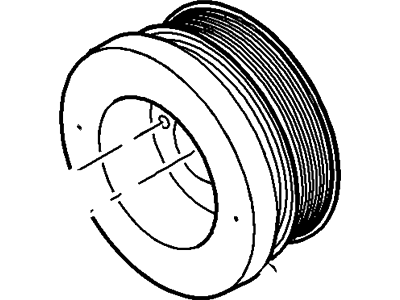 Ford 4G7Z-6312-AAA Pulley - Crankshaft