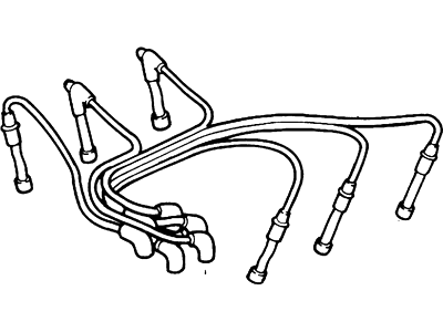 Mercury Villager Spark Plug Wire - XF5Z-12259-GA
