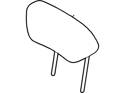 Mercury AH6Z-54611A08-GJ Head Rest Assy
