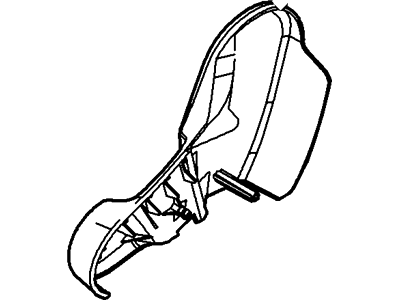Ford 5S4Z-5462186-GAE Valance - Seat Assy