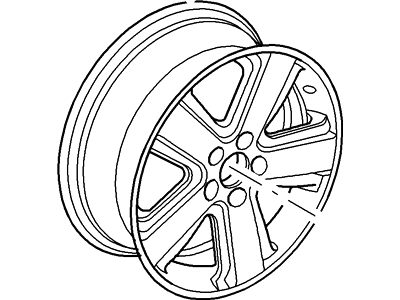 Lincoln 6W4Z-1007-AA Wheel Assy