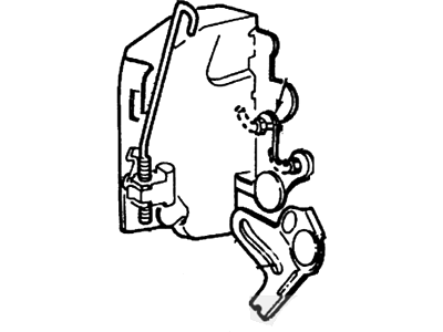 Mercury 5W7Z-5426412-AA Lock Assy                          