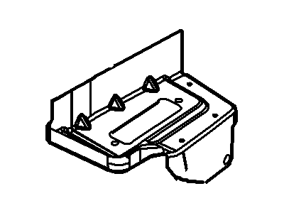 Lincoln 8A8Z-7411251-A Extension - Rear Floor Pan - Side