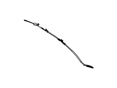 7C3Z-2A635-DE Ford Cable Assembly - Parking Brake, Passenger Side Illustration 1 of 1
