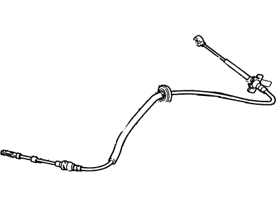 Mercury F8DZ-7E395-BA Shift Control Cable