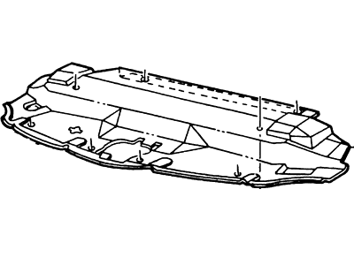 Ford F65Z-19E525-AF Deflector - Air