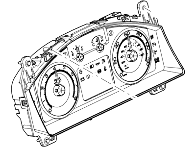 Mercury Instrument Cluster - 8E6Z-10849-H