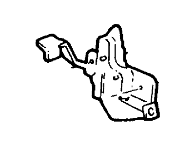Lincoln Hood Latch - F8OZ-16700-AA