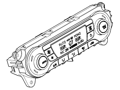 2013 Ford Focus A/C Switch - BM5Z-19980-D