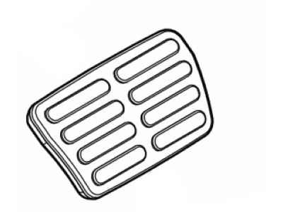 Lincoln BT4Z-2454-A Pad - Pedal