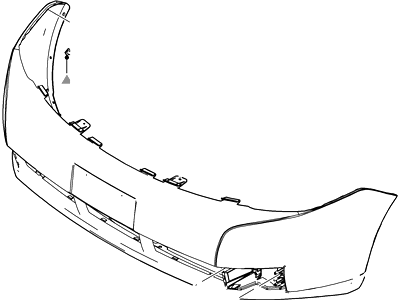 Ford 8S4Z-17D957-ACP Bumper Assy - Front