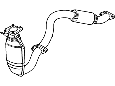 Ford Focus Catalytic Converter - 3S4Z-5E212-CC