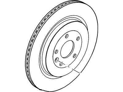 Ford DG1Z-2C026-A Disc - Brake, Rear