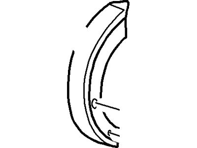 Mercury Brake Shoe - 7U2Z-2V753-A