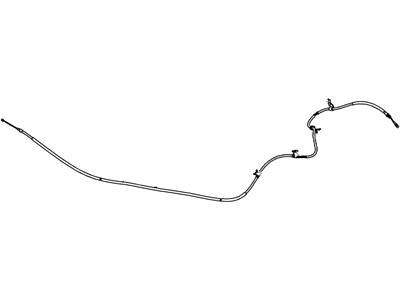 Ford CB5Z-2A635-A Cable Assembly - Parking Brake, Passenger Side