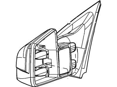 Ford 4L3Z-17683-BA Mirror Assy - Rear View Outer